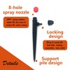DHER Drip Irrigation Emitter Dripper Adjustable Irrigation Drip Irrigation Sprinkler
