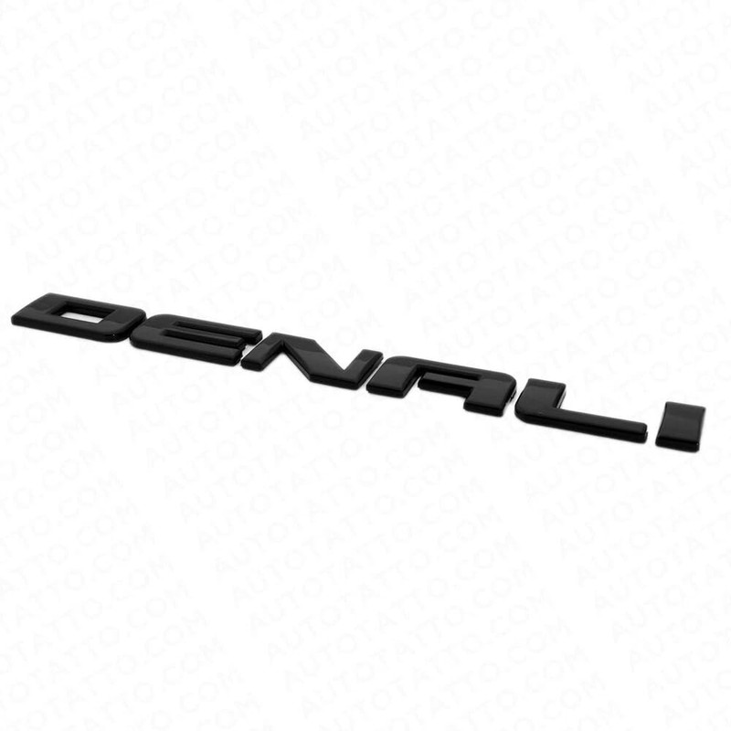 1x Denali Emblem Car Badge Nameplate Compatible with 2007-2020 Yukon