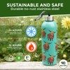 ECO CHIC Reusable Thermal Bottle Stainless Steel Leakproof Insulated Water