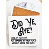 Did Ye, Aye? Scottish gift idea, Scotland Marble-Stone Coaster, Scottish,