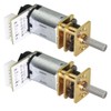 2Pcs DC 12V 200RPM N20 Encoder Motor with Hall Sensor
