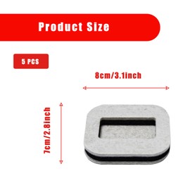 Bojueshaw 4 PCS Anti-Sliding Furniture Caster Cups,Rubber Wheel Stoppers,Protector Pads for Bed,Sofa,Chair,Office Furniture(Grey)