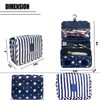 L&FY Hanging Travel Toiletry Bag Women's Cosmetic Organizer Makeup Pouch