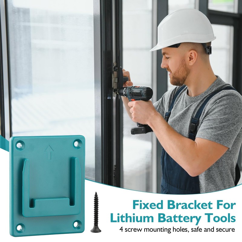 Duronge 8 piece Wall Mount, Drill Power Tools Drill Holder,