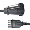 CARROFIX US Vehicle 4-Way Flat Plug to European 7-Way Round