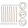 Frcolor Pack of 20 Ponytail Hooks Elastic Bands Hair Styling