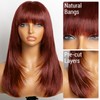 Starmo Bob Wig with Bangs Human Hair Wigs Glueless Wigs