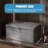 Foreverup Fabric Storage Box with Combination Lock, Collapsible CationicFabric Storage