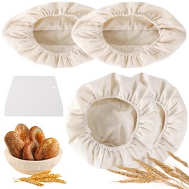 Linen Insert for Proofing Basket, Proofing Basket Cloth Liner, Linen Insert for Bread Proofing Basket, Oval/Round Fermentation Basket, Linen Liner Baking Dough Basket