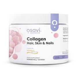 Osavi Collagen Hair, Skin & Nails – 150 g | VERISOL® Bioactive Peptides for Thicker Hair, Improved Skin Elasticity, Reduced Wrinkles, and Stronger Nails | Unflavored and Easily Soluble
