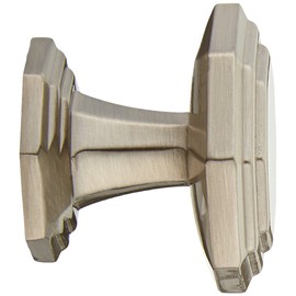 Atlas Homewares 319-BRN 1.25-Inch Dickinson Octagon Knob from The Dickinson Collection, Brushed Nickel