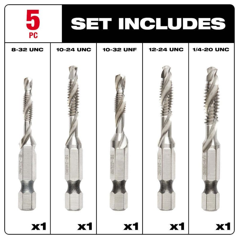 OKiio 48-89-4874 Fits for Milwaukee SAE Impact Drill and Tap