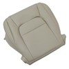 FZJDSD Tan Driver Side Bottom Replacement Leather Seat Cover Compatible