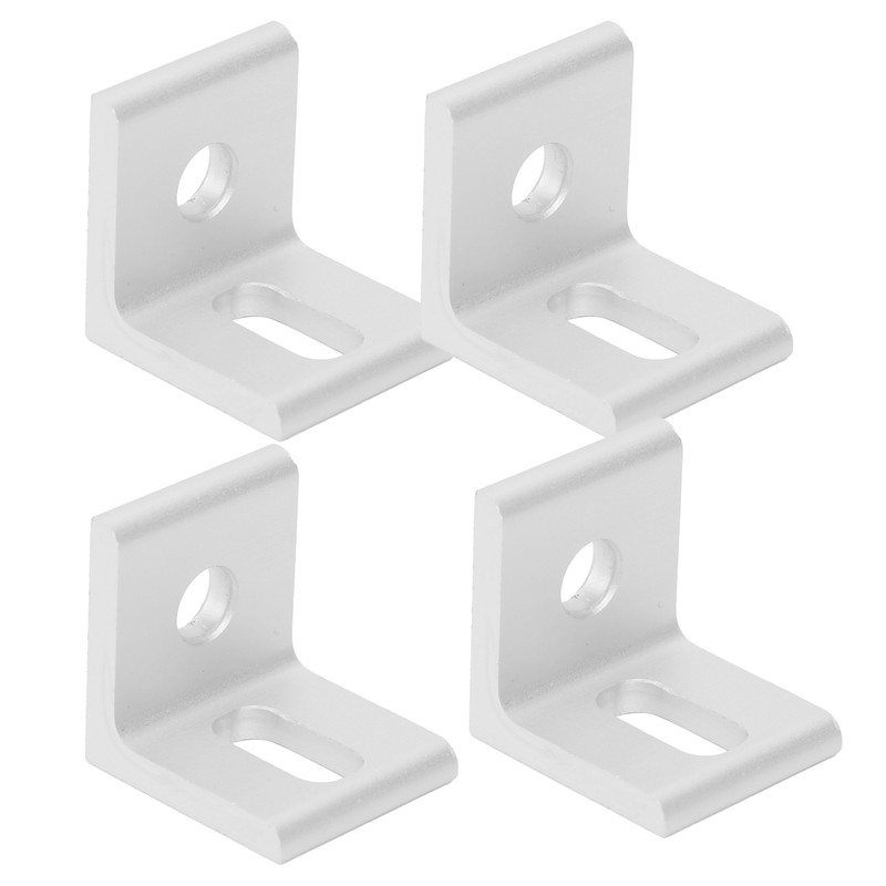 10Pcs Right Angle Corner Bracket 90° Aluminum L Shaped Fixed