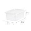 IRIS USA Meal Prep Containers, 22 Pack, 12oz + 45oz