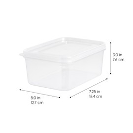 IRIS USA Meal Prep Containers, 22 Pack, 12oz + 45oz Combo Set, Food Storage Containers With Lids, To Go Take Out Plastic Food Storage, Food Prep, Microwave Dishwasher Freezer Safe, BPA Free