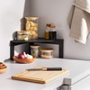 Navaris Bamboo Corner Shelf Unit - Free-Standing Corner Shelf Organizer
