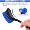 GAOLAOSY Car Wheel Brush, Stiff Bristle Short Handle Scrub Tire