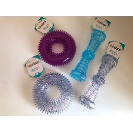 Webbox Squeaky Dog Toys Variety Pack (Pack of 4)