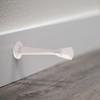 Door Stop Wall Protector with Rubber Tip – White Solid