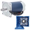 DC24V 5.5A 2200 r/min Worm Gear Reducer Motor 90W High