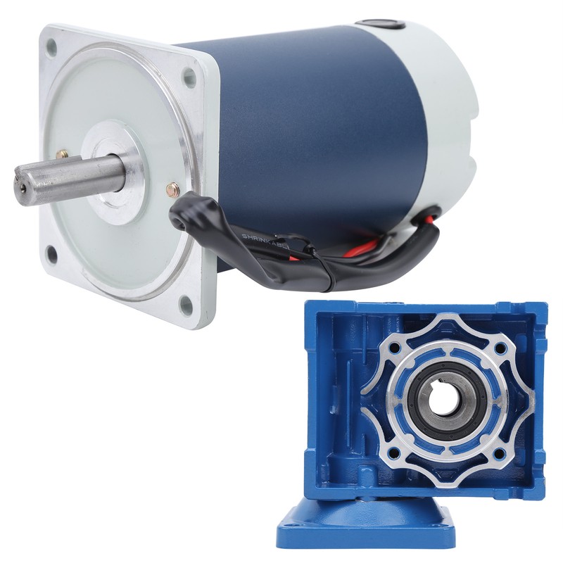 DC24V 5.5A 2200 r/min Worm Gear Reducer Motor 90W High