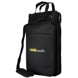 Loudmouth LOUDmouth Professional Drumstick Mallet Bag, Large Capacity | Wide Percussion Deluxe Drum Stick Holder Case