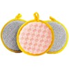 3Pcs Kitchen Dish Sponge Dish Scrubber Scrub Sponges, Non-Scratch Cleaning