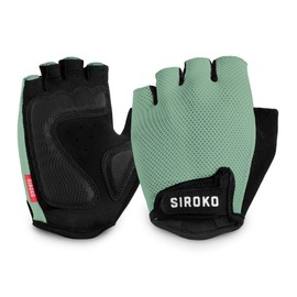 SIROKO Aero Cycling Gloves Green Men Women Green S