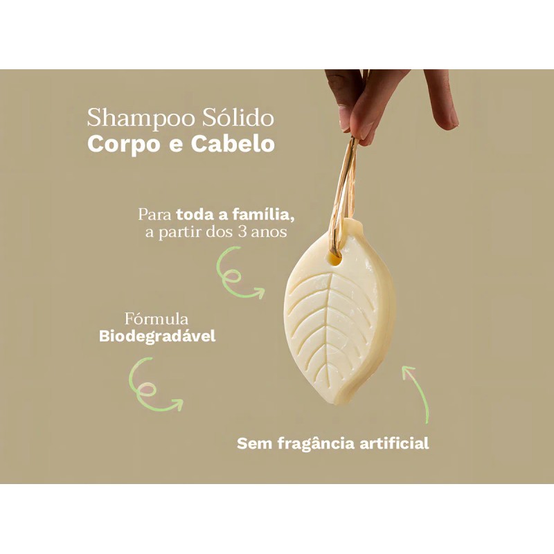 Champú sólido Mustela para cuerpo y cabello 75g