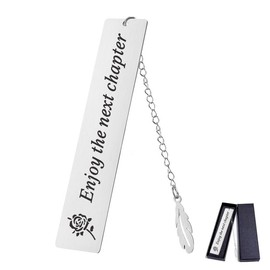 Birthday Gifts for Women,Birth Flower Rose Bookmark,Bookmark Gift,21st 30th 40th 50th 60th Birthday Gifts for Her,Happy Birthday Gift Ideas for Best Friend,Bestie Mom Grandma Sister Girls Book Lovers