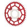 2pcs 104BCD Chainring Adapter Tooth Plate Aluminum Alloy 46T Mid