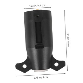 PACKOVE Way Trailer Plug Adapter Connector for Wiring Harness Durable Reliable Design for Easy Electrical Circuit Testing of Trailers