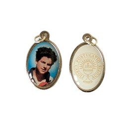 OVUNQUE PROTEGGIMI Carlo Acutis Medal – Medal Symbol Eucharist, S, Metal, Material: Metal, Metal, Material: metal