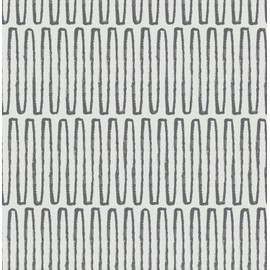 NuWallpaper Porter Charcoal Peel and Stick Wallpaper, NUS6220