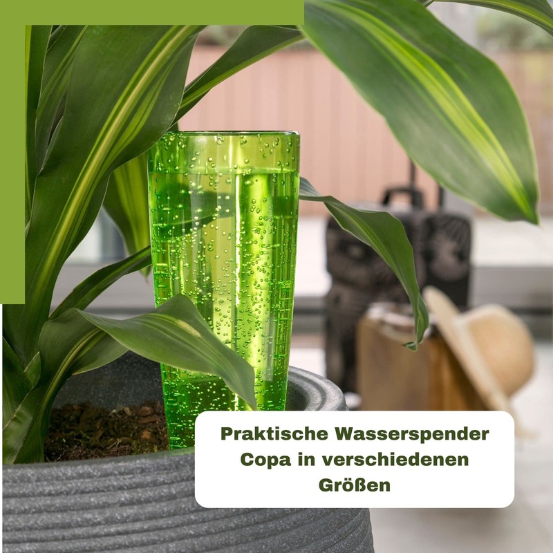 Scheurich Copa M Irrigation Water Dispenser Irrigation Ball Green Transparent