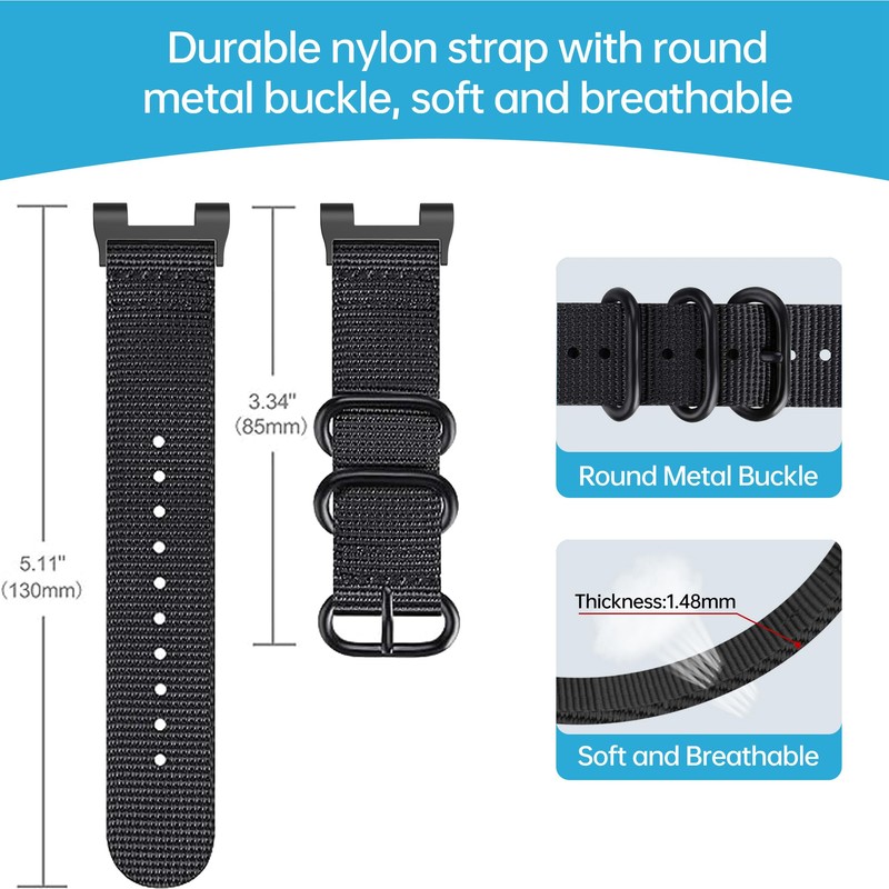 For Casio SGW-100/SGW-200/GW-3000B/GW-3500B Nylon Watch Band | Unisex Sports Replacement