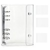 JUNXINHENGFA Seal Pad, Transparent, A6, Includes 20 Refills, Girls, Clear