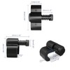 CCJH 2PCS Adjustable Barn Door Stopper fit for 1.57inch/40mm Flat