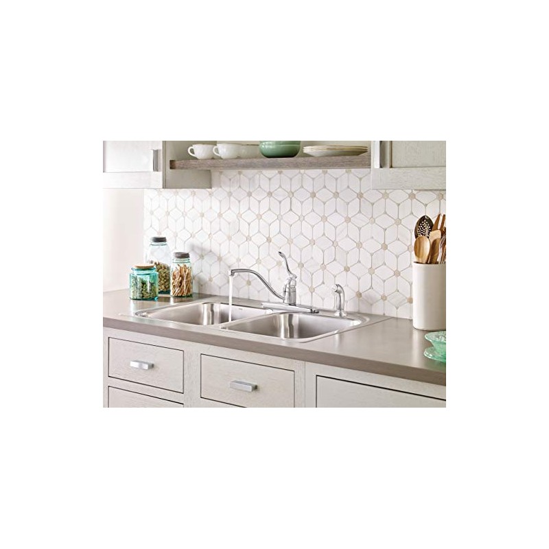 Moen 7051 Chrome One-Handle Kitchen Faucet