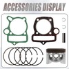 PowerMotor Motorcycle Cylinder Kit 56mm Bore Cylinder Replacement for YinXiang