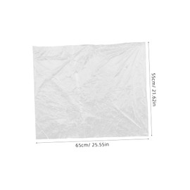 PACKOVE 80Pcs Disposable Foot Basin Liners Portable Plastic Spa Bags for Foot Soak Versatile Fit for Home Salon Spa Use for Clean Foot Bath Experience