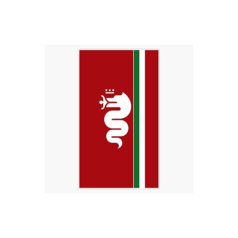 Alfa Romeo Biscione Bumper Sticker Window Vinyl Decal 5"