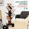 Yoobure Tree Bookshelf - 6 Shelf Retro Floor Standing Bookcase,