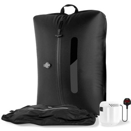 2025 Premium Vacuum Bag for Clothes Travel with Powerful Vacuum Pump, Reusable IP67 Waterproof Vacuum Storage Bag for Suitcases and Backpack Lightweight & Durable(2PC+Pump)