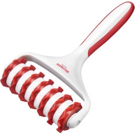 Westmark Dough strip cutter, with 7 wheels, length: 19.5 cm, plastic, white/red, 32192270