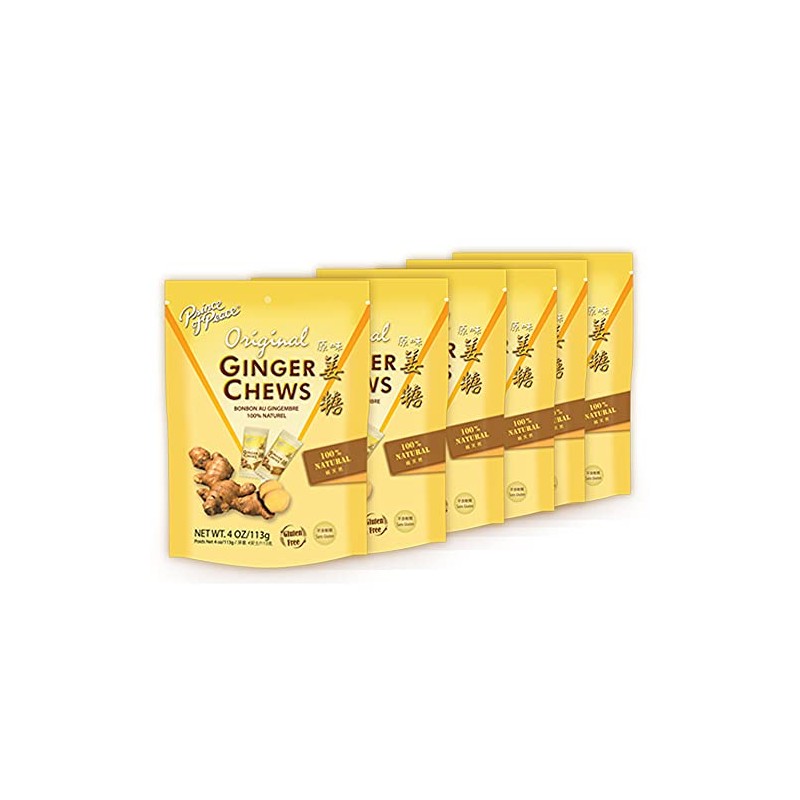 Prince of Peace Original Ginger Chews, 4 oz. – Candied