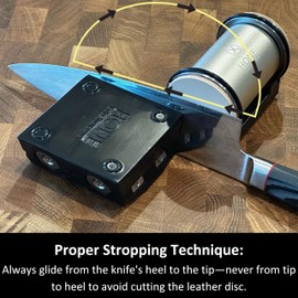 𝗛𝗢𝗡𝗘 𝗩𝗲𝗿𝘁𝗶𝗰𝗮𝗹 𝗦𝘁𝗿𝗼𝗽: Fixed-Angle Knife Stropping System for Precise, Consistent Edge Finishing