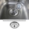 Sink Collection 114mm Stainless Steel Kitchen Sink Basket Strainer Plug