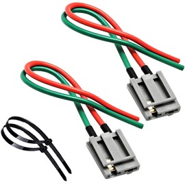 Xislet 2 Pack HEI Distributor Pigtail Wire Harness Tachometer Pigtails 12v Power & Tach Connector Plug Compatible with RV Chevy GM HEI 170072